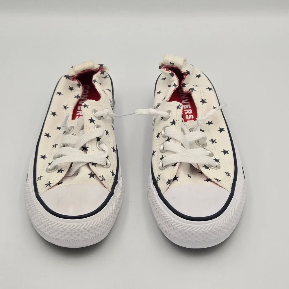 Converse Women's Chuck Taylor All Star Size 5  Shoreline Slip Blue Stars Sneaker